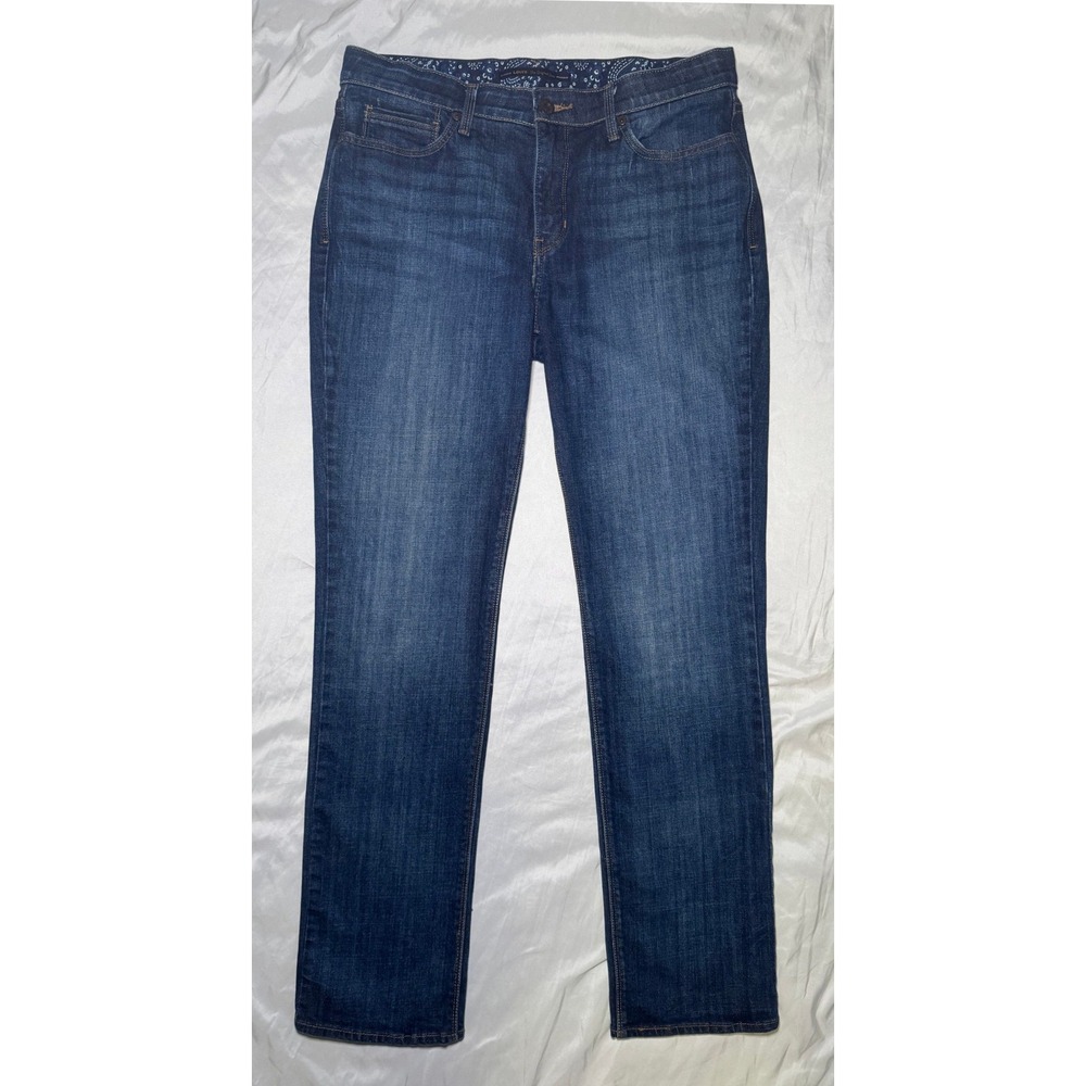 Levi's 525 Perfect Waist Straight Leg Jeans Womens 12 Dark Wash‎